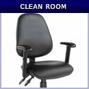 clean room, wipeable, antistatic chairs